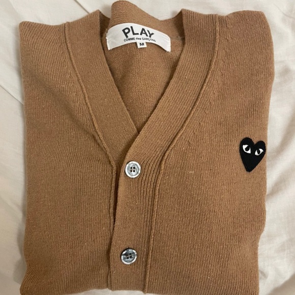 comme des garçons medium button down sweater🤎 - Picture 3 of 4